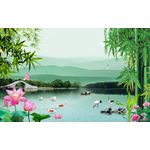 Casa si Gradina - Decoratiuni - Tablouri - Tablou canvas - Flora si fauna din parc, 90x50 cm - Infinity.ro