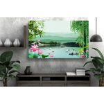 Casa si Gradina - Decoratiuni - Tablouri - Tablou canvas - Flora si fauna din parc, 90x50 cm - Infinity.ro