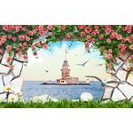 Casa si Gradina - Decoratiuni - Tablouri - Tablou canvas - Insula din mijlocul apei, 75x50 cm - Infinity.ro