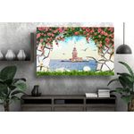 Casa si Gradina - Decoratiuni - Tablouri - Tablou canvas - Insula din mijlocul apei, 75x50 cm - Infinity.ro