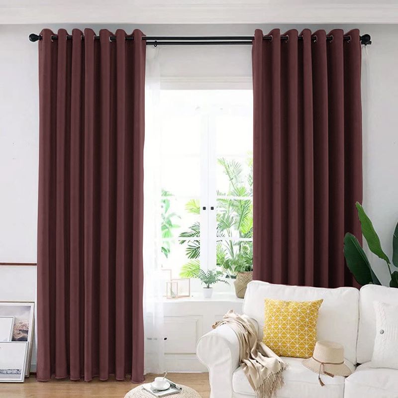 Casa si Gradina - Textile si covoare - Perdele si draperii - Draperii - Draperie din catifea blackout cu inele auriu antic, Madison, 250x250 cm, densitate 700 g ml, Temptress, 1 buc - Infinity.ro