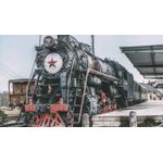 Casa si Gradina - Decoratiuni - Tablouri - Tablou canvas Locomotive model 117, 90x50 cm - Infinity.ro
