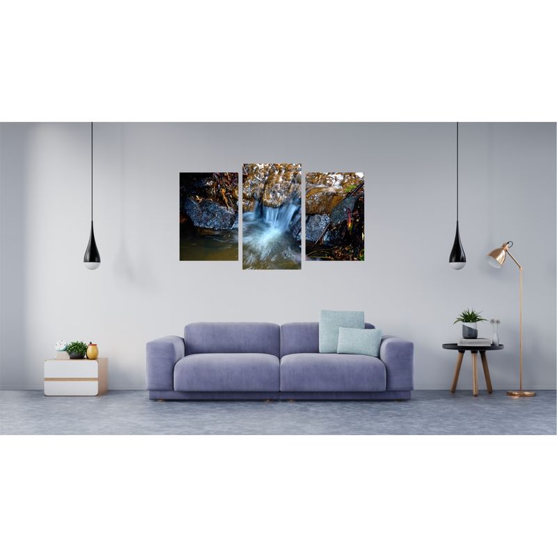 Casa si Gradina - Decoratiuni - Tablouri - Tablou multicanvas 3 piese model Cascada 17, 150x90 cm - Infinity.ro