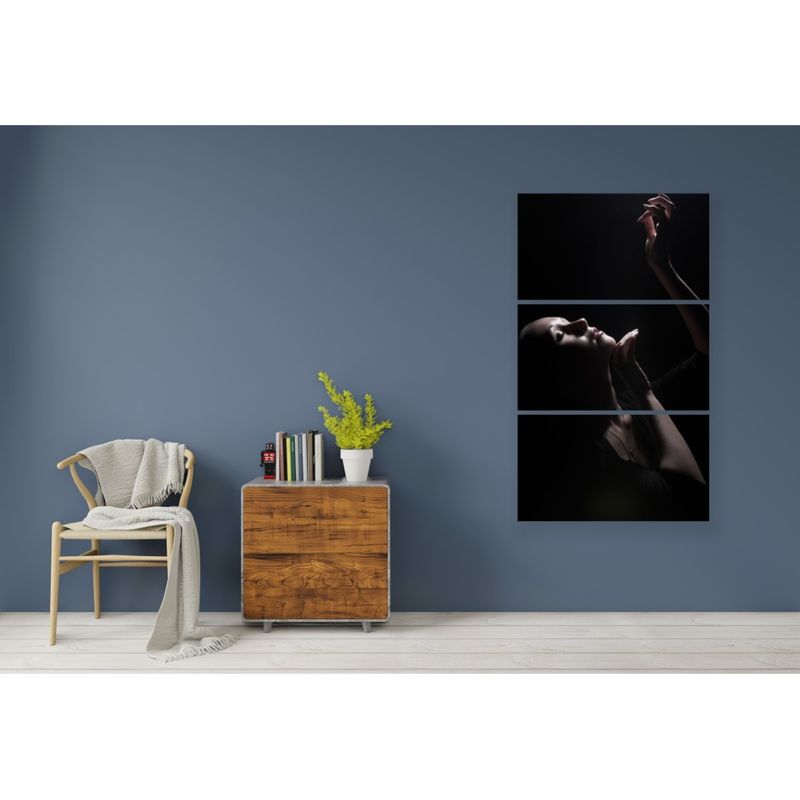 Casa si Gradina - Decoratiuni - Tablouri - Tablou multicanvas 3 piese model Portret fata 42, 90x150 cm - Infinity.ro