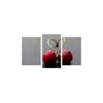Casa si Gradina - Decoratiuni - Tablouri - Tablou multicanvas 3 piese Food and Drinks model 34, 150x90 cm - Infinity.ro