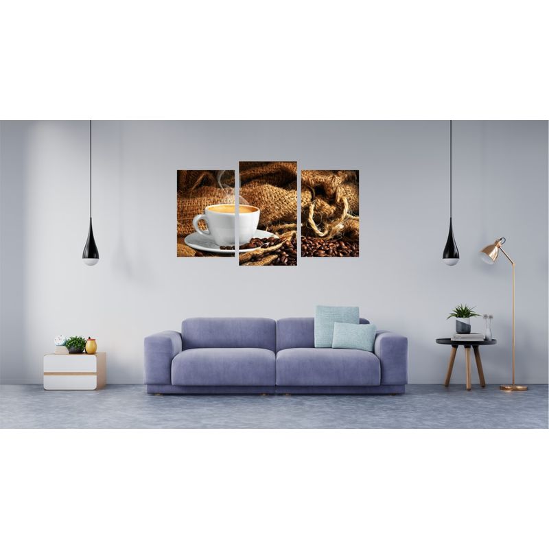 Casa si Gradina - Decoratiuni - Tablouri - Tablou multicanvas 3 piese Food and Drinks model 242, 150x90 cm - Infinity.ro
