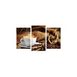 Casa si Gradina - Decoratiuni - Tablouri - Tablou multicanvas 3 piese Food and Drinks model 242, 150x90 cm - Infinity.ro