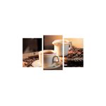 Casa si Gradina - Decoratiuni - Tablouri - Tablou multicanvas 3 piese Food and Drinks model 172, 150x90 cm - Infinity.ro