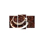 Casa si Gradina - Decoratiuni - Tablouri - Tablou multicanvas 3 piese Food and Drinks model 151, 150x90 cm - Infinity.ro