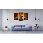 Casa si Gradina - Decoratiuni - Tablouri - Tablou multicanvas 3 piese Food and Drinks model 29, 150x90 cm - Infinity.ro