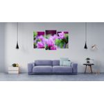 Casa si Gradina - Decoratiuni - Tablouri - Tablou multicanvas 3 piese Flori model 21, 150x90 cm - Infinity.ro