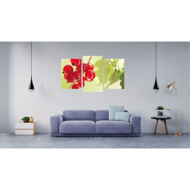 Casa si Gradina - Decoratiuni - Tablouri - Tablou multicanvas 3 piese Food and Drinks model 102, 150x90 cm - Infinity.ro