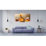 Casa si Gradina - Decoratiuni - Tablouri - Tablou multicanvas 3 piese Food and Drinks model 167, 150x90 cm - Infinity.ro