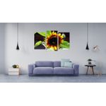 Casa si Gradina - Decoratiuni - Tablouri - Tablou multicanvas 3 piese Flori model 27, 150x90 cm - Infinity.ro