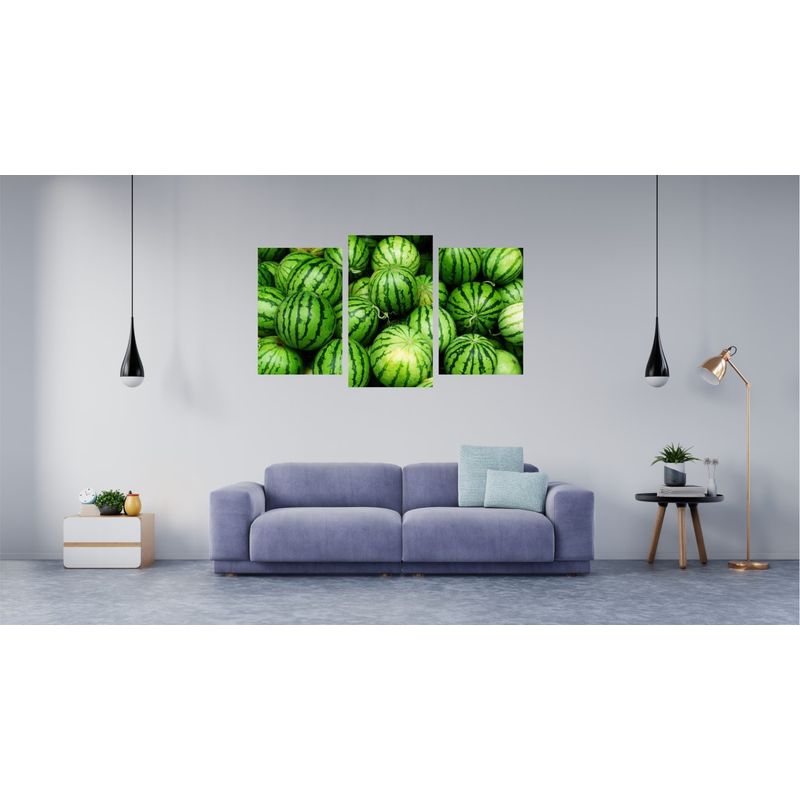 Casa si Gradina - Decoratiuni - Tablouri - Tablou multicanvas 3 piese Food and Drinks model 250, 150x90 cm - Infinity.ro