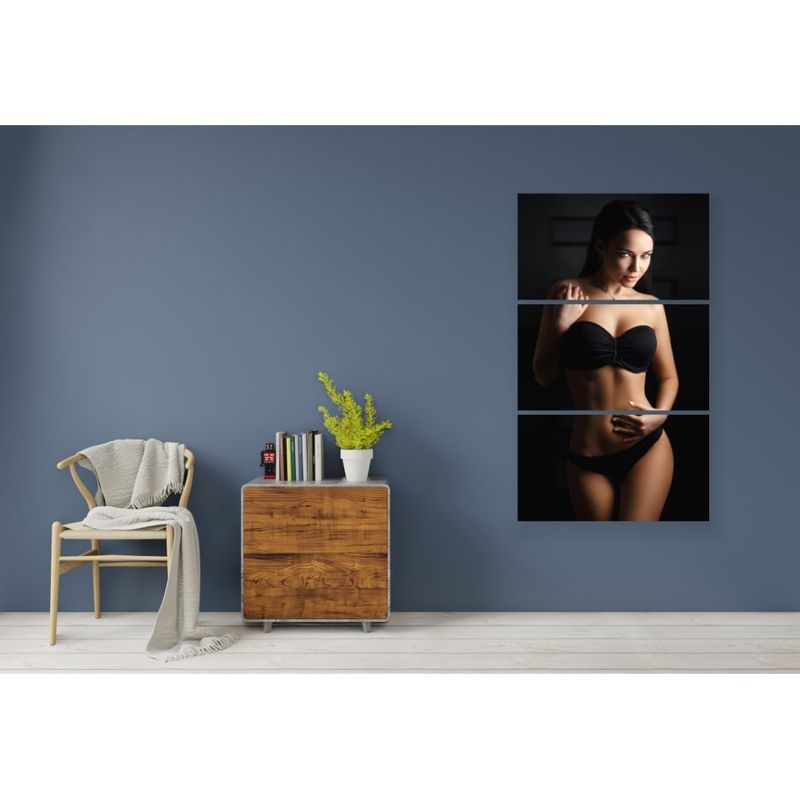 Casa si Gradina - Decoratiuni - Tablouri - Tablou multicanvas 3 piese model Erotic 4, 90x150 cm - Infinity.ro