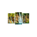 Casa si Gradina - Decoratiuni - Tablouri - Tablou multicanvas 3 piese model Cascada 6, 150x90 cm - Infinity.ro