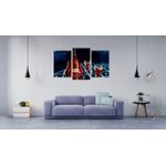 Casa si Gradina - Decoratiuni - Tablouri - Tablou multicanvas 3 piese Food and Drinks model 83, 150x90 cm - Infinity.ro