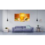 Casa si Gradina - Decoratiuni - Tablouri - Tablou multicanvas 3 piese Food and Drinks model 87, 150x90 cm - Infinity.ro