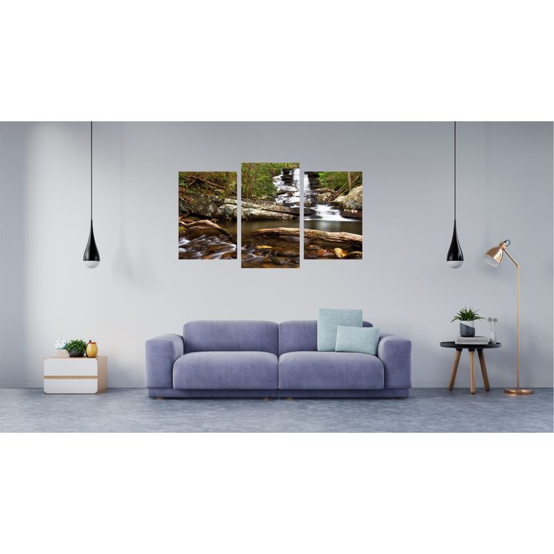Casa si Gradina - Decoratiuni - Tablouri - Tablou multicanvas 3 piese model Cascada 23, 150x90 cm - Infinity.ro