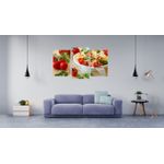 Casa si Gradina - Decoratiuni - Tablouri - Tablou multicanvas 3 piese Food and Drinks model 56, 150x90 cm - Infinity.ro