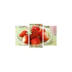 Casa si Gradina - Decoratiuni - Tablouri - Tablou multicanvas 3 piese Food and Drinks model 67, 150x90 cm - Infinity.ro