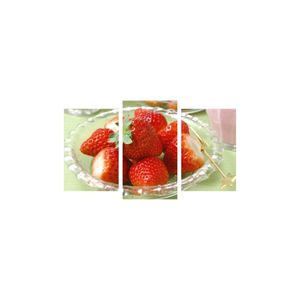 Tablou multicanvas 3 piese Food and Drinks model 67, 150x90 cm