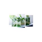 Casa si Gradina - Decoratiuni - Tablouri - Tablou multicanvas 3 piese Food and Drinks model 69, 150x90 cm - Infinity.ro