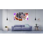 Casa si Gradina - Decoratiuni - Tablouri - Tablou multicanvas 3 piese Food and Drinks model 218, 150x90 cm - Infinity.ro