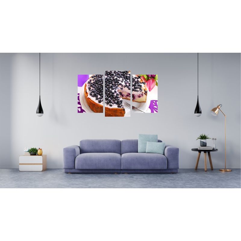 Casa si Gradina - Decoratiuni - Tablouri - Tablou multicanvas 3 piese Food and Drinks model 218, 150x90 cm - Infinity.ro