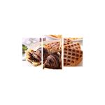 Casa si Gradina - Decoratiuni - Tablouri - Tablou multicanvas 3 piese Food and Drinks model 195, 150x90 cm - Infinity.ro