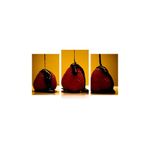 Casa si Gradina - Decoratiuni - Tablouri - Tablou multicanvas 3 piese Food and Drinks model 65, 150x90 cm - Infinity.ro
