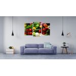 Casa si Gradina - Decoratiuni - Tablouri - Tablou multicanvas 3 piese Food and Drinks model 57, 150x90 cm - Infinity.ro