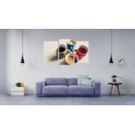 Casa si Gradina - Decoratiuni - Tablouri - Tablou multicanvas 3 piese Food and Drinks model 36, 150x90 cm - Infinity.ro