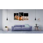 Casa si Gradina - Decoratiuni - Tablouri - Tablou multicanvas 3 piese Food and Drinks model 4, 150x90 cm - Infinity.ro