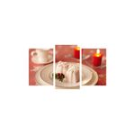 Casa si Gradina - Decoratiuni - Tablouri - Tablou multicanvas 3 piese Food and Drinks model 33, 150x90 cm - Infinity.ro