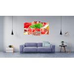 Casa si Gradina - Decoratiuni - Tablouri - Tablou multicanvas 3 piese Food and Drinks model 45, 150x90 cm - Infinity.ro