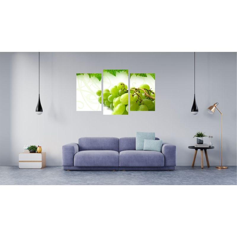 Casa si Gradina - Decoratiuni - Tablouri - Tablou multicanvas 3 piese Food and Drinks model 32, 150x90 cm - Infinity.ro