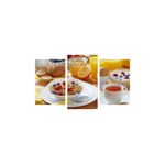 Casa si Gradina - Decoratiuni - Tablouri - Tablou multicanvas 3 piese Food and Drinks model 234, 150x90 cm - Infinity.ro