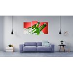 Casa si Gradina - Decoratiuni - Tablouri - Tablou multicanvas 3 piese Food and Drinks model 244, 150x90 cm - Infinity.ro