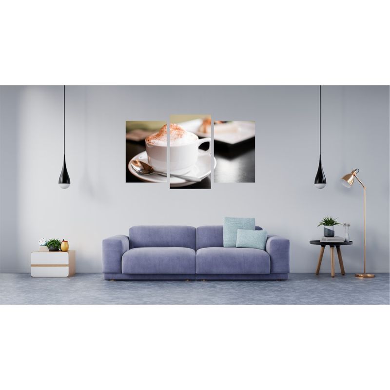 Casa si Gradina - Decoratiuni - Tablouri - Tablou multicanvas 3 piese Food and Drinks model 236, 150x90 cm - Infinity.ro