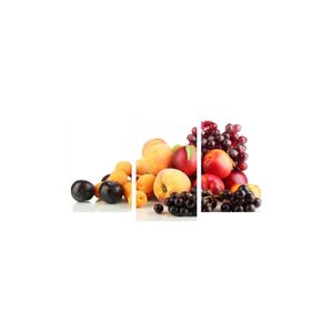Tablou multicanvas 3 piese Food and Drinks model 24, 150x90 cm