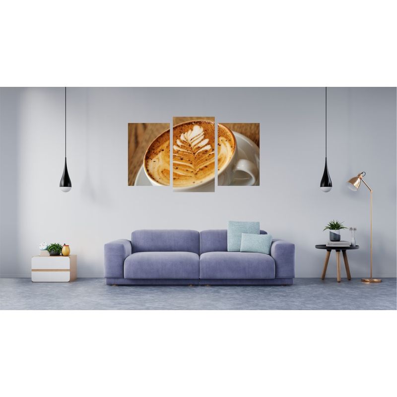 Casa si Gradina - Decoratiuni - Tablouri - Tablou multicanvas 3 piese Food and Drinks model 237, 150x90 cm - Infinity.ro