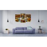 Casa si Gradina - Decoratiuni - Tablouri - Tablou multicanvas 3 piese Food and Drinks model 192, 150x90 cm - Infinity.ro