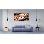 Casa si Gradina - Decoratiuni - Tablouri - Tablou multicanvas 3 piese Food and Drinks model 2, 150x90 cm - Infinity.ro