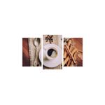 Casa si Gradina - Decoratiuni - Tablouri - Tablou multicanvas 3 piese Food and Drinks model 160, 150x90 cm - Infinity.ro