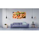 Casa si Gradina - Decoratiuni - Tablouri - Tablou multicanvas 3 piese Food and Drinks model 166, 150x90 cm - Infinity.ro