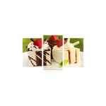 Casa si Gradina - Decoratiuni - Tablouri - Tablou multicanvas 3 piese Food and Drinks model 148, 150x90 cm - Infinity.ro