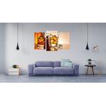 Casa si Gradina - Decoratiuni - Tablouri - Tablou multicanvas 3 piese Food and Drinks model 15, 150x90 cm - Infinity.ro