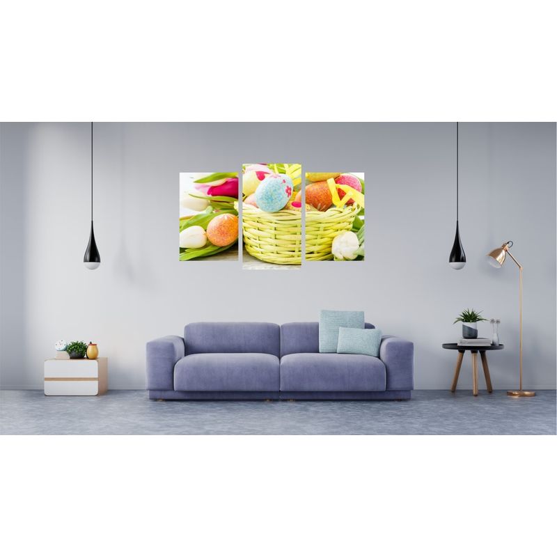 Casa si Gradina - Decoratiuni - Tablouri - Tablou multicanvas 3 piese Food and Drinks model 140, 150x90 cm - Infinity.ro